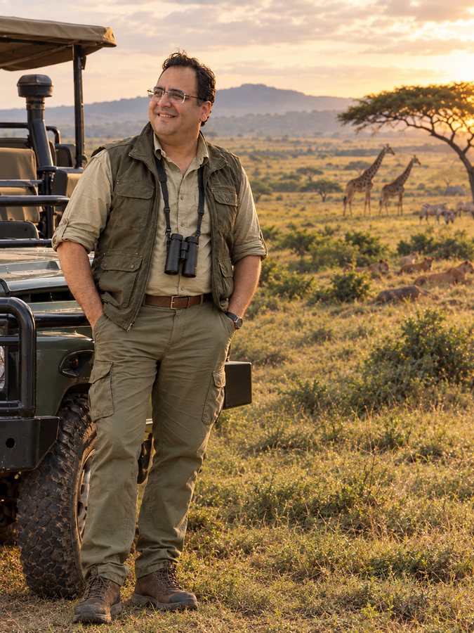 Bhuwan Purohit in the Maasai Mara